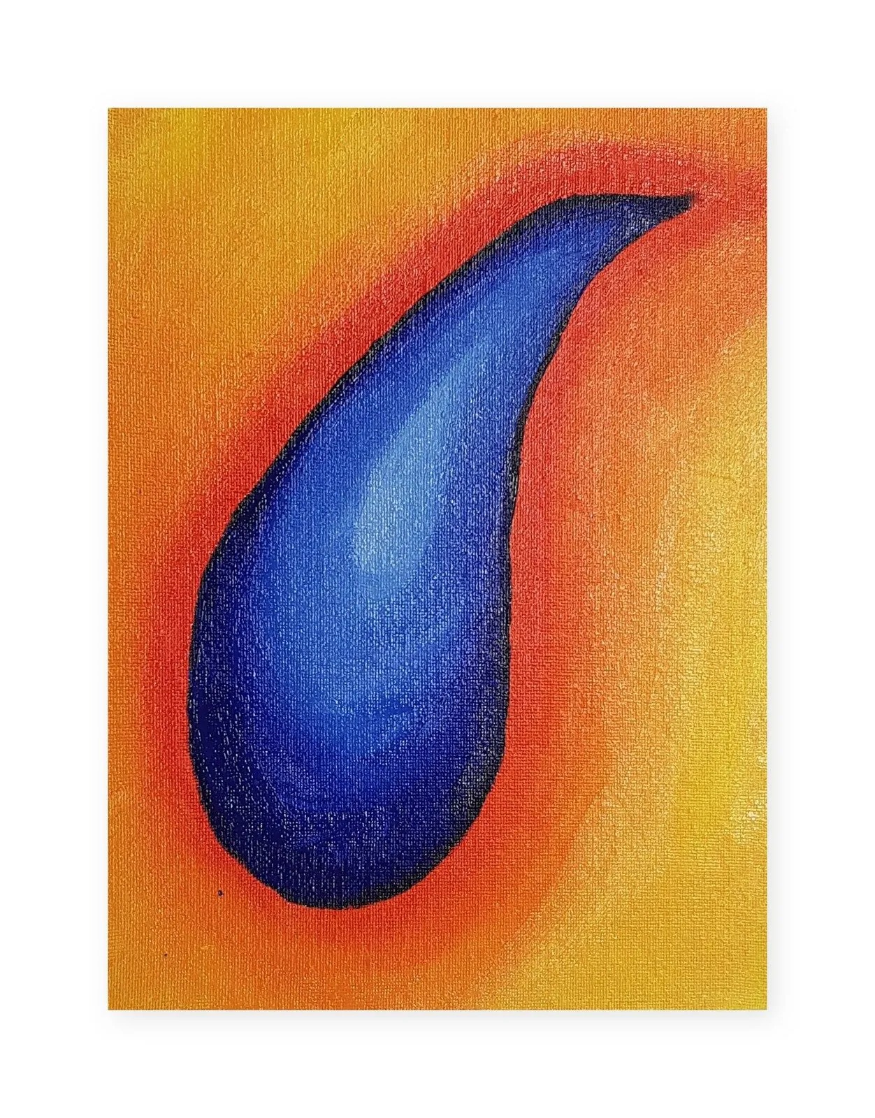 Teardrop, 2022, Acrylic on canvas